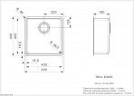 Ohio L 40/40 SAHARA SAND virtuves izlietne 2