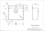 Ohio L 50X40 ARCTIC WHITE virtuves izlietne 4