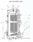 OKC 300 NTRR/1MPa ātrsild. stac. 292 l(13000625) 2