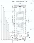 OKC 300 NTRR/SOL ātrsild.solārais. 295 l (13001020) 2