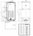 OKC 160 Dražice kombin.ūdens sildītājs vert.160l (13000215) 2