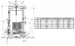 OKCE 160 NTR/2,2Kw Elektrisks ātrsildītājs 155 l.(13000310) 2