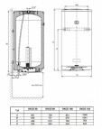 OKCE 100 Dražice elektr.ūdens sildītājs 100l 2kW (13000015) 3