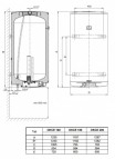 OKCE 160 Dražice elektr.ūdens sildītājs 160l 2kW (13000025) 3