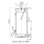 1 Mpa OKCE 300 S elektr. boil. stacionārs 3