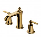 Смеситель для раковины 3-х компонент Omnires Armance, Polished gold