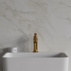 Omnires Armance izlietnes maisītājs 180 mm, Polished gold 3