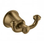 Omnires Art Line dubūltais dvieļu āķis, Brushed antique bronze 