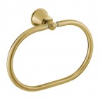 Omnires Art Line dvieļu turētāja riņķis, Brushed brass