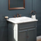 Omnires Art Line dvieļu turētāja riņķis, Brushed antique copper 3