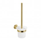 Omnires Art Line tualetes birste ar turētāju, Brushed brass