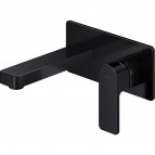Omnires Baretti izlietnes maisītājs no sienas 17 cm, Matt black