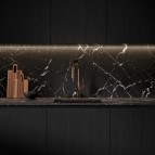 Omnires Bend virtuves maisītājs ar izvelkamu izteku, Polished copper 3