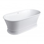 Omnires Classica M+ brīvi stāvoša vanna 170x84 cm, Gloss white