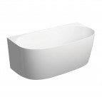 Omnires Valencia M+ vanna pie sienas 148x77 cm, Gloss white