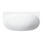 Omnires Valencia M+ vanna pie sienas 148x77 cm, Gloss white 2