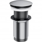 Omnires click-clack izlietnes aizbāznis bez pārplūdes, Brushed nickel