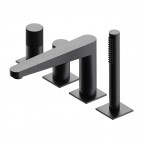 Omnires Contour 4-daļīgs vannas maisītājs, Brushed anthracite