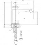 Omnires Armance bidē maisītājs, Chrome 2