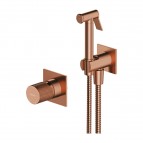 Omnires Contour bidettas dušas komplekts, Brushed copper