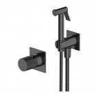 Omnires Contour bidettas dušas komplekts, Brushed anthracite