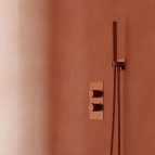 Omnires Contour dušas klausule,  Brushed copper 3