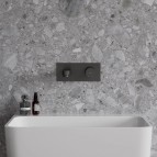 Omnires Contour iebūvējams izlietnes maisītājs, Brushed anthracite 3