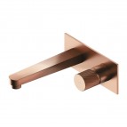 Omnires Contour iebūvējams izlietnes maisītājs, Brushed copper