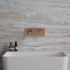 Omnires Contour iebūvējams izlietnes maisītājs, Brushed copper 3