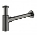 Omnires dekoratīvais izlietnes sifons, Brushed graphite