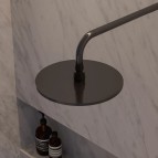 Omnires dušas galvas turētājs 40 cm, Brushed anthracite 3