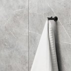 Omnires Modern project dubūltais dvieļu āķis, Matt black 3