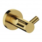 Omnires Modern project dubūltais dvieļu āķis, Brushed brass