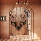 Omnires Modern project dvieļu āķis, Brushed brass 3