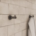 Omnires Modern project dvieļu āķis, Brushed graphite 3