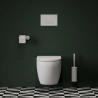 Omnires Modern project tualetes papīra turētājs, Matt white 2