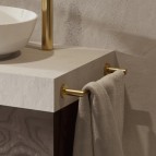 Omnires Modern project dvieļu turētājs 60 cm, Brushed gold 3