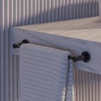 Omnires Modern project dvieļu turētājs 60 cm, Brushed anthracite  3