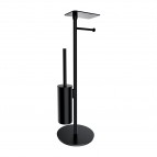 Omnires Modern project tualetes papīra statīvs, Matt black