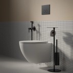 Omnires Modern project tualetes papīra statīvs, Matt black 5