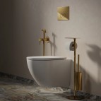 Omnires Modern project tualetes papīra statīvs, Polished gold 4