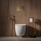 Omnires Modern project tualetes papīra statīvs, Brushed brass 4