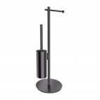 Omnires Modern project tualetes papīra statīvs, Brushed anthracite