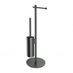 Omnires Modern project tualetes papīra statīvs, Brushed graphite