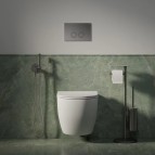 Omnires Modern project tualetes papīra statīvs, Brushed nickel  4