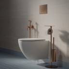 Omnires Modern project tualetes papīra statīvs, Brushed copper 5