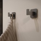 Omnires Nelson dvieļu āķis, Brushed graphite 3