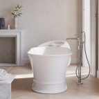 Omnires Classica M+ brīvi stāvoša vanna 160x79 cm, Gloss white 4