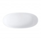 Omnires Neo M+ brīvi stāvoša vanna 158x72 cm, Gloss white 2
