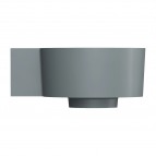Omnires Ovo M+ izlietne 33x34 cm, kreisā puse, Matt ash grey 3